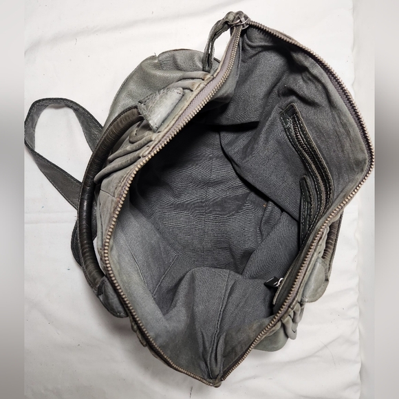 Liebskind Distressed Leather Satchel with Removable Shoulder Strap - Picture 10 of 14